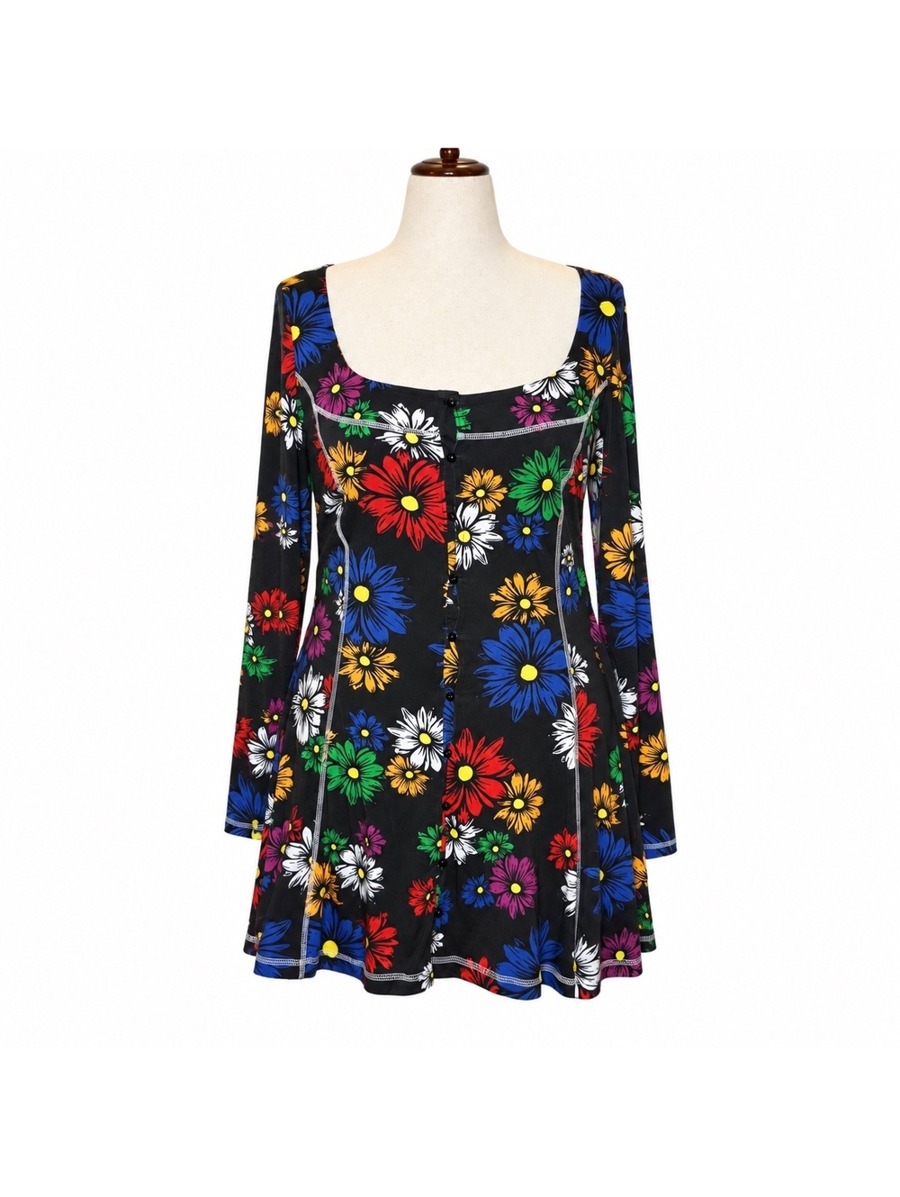 dELiA*s by Dolls Kill Botanic Bliss Floral Mini Dress 2X